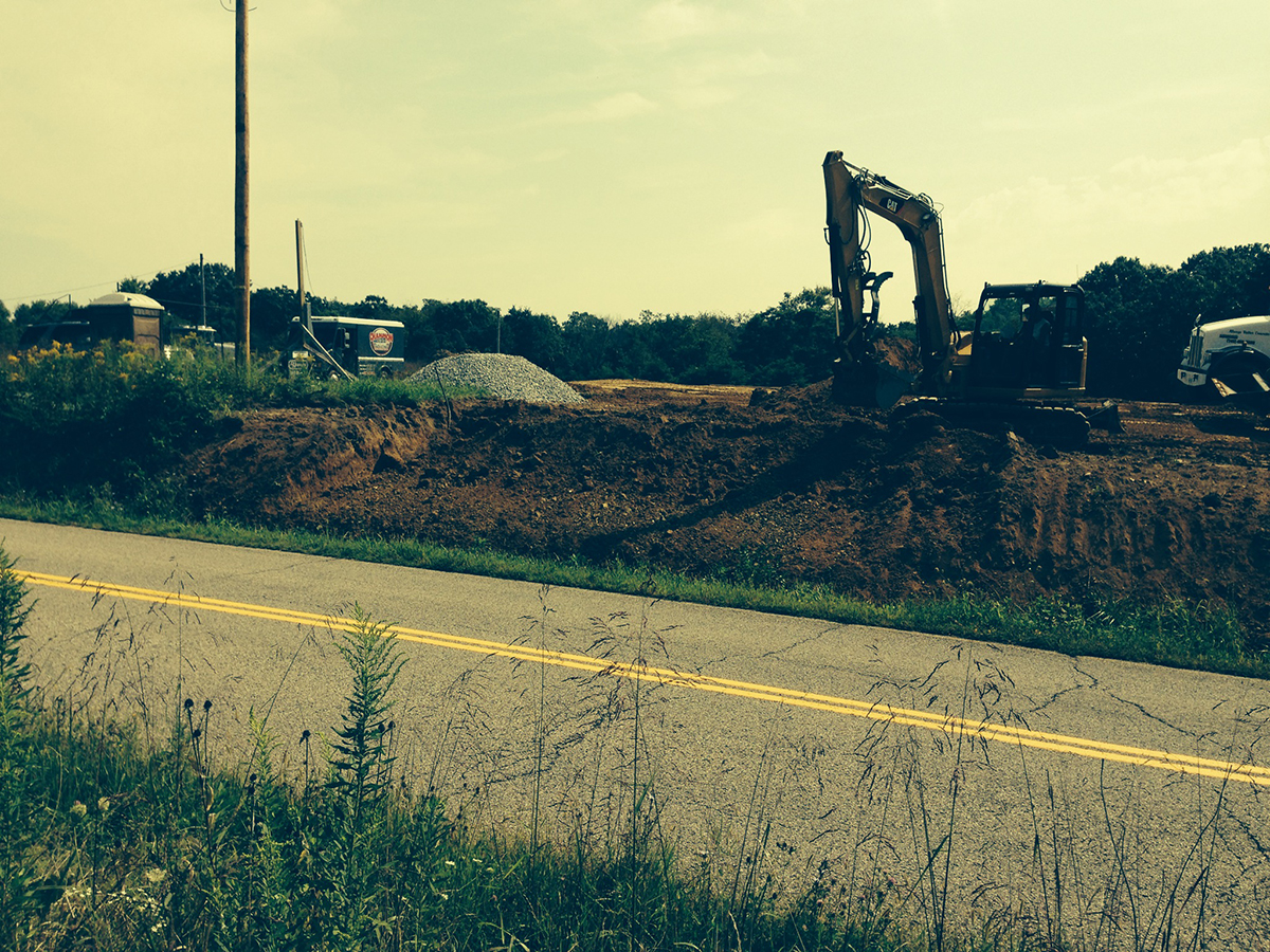 Home Site Excavation Basement Footer Foundation Drains Driveway Clearcut